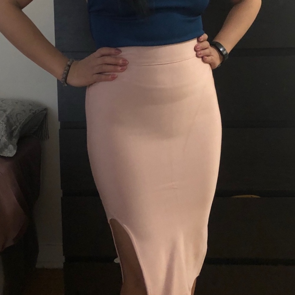 Light pink XS bandage skirt